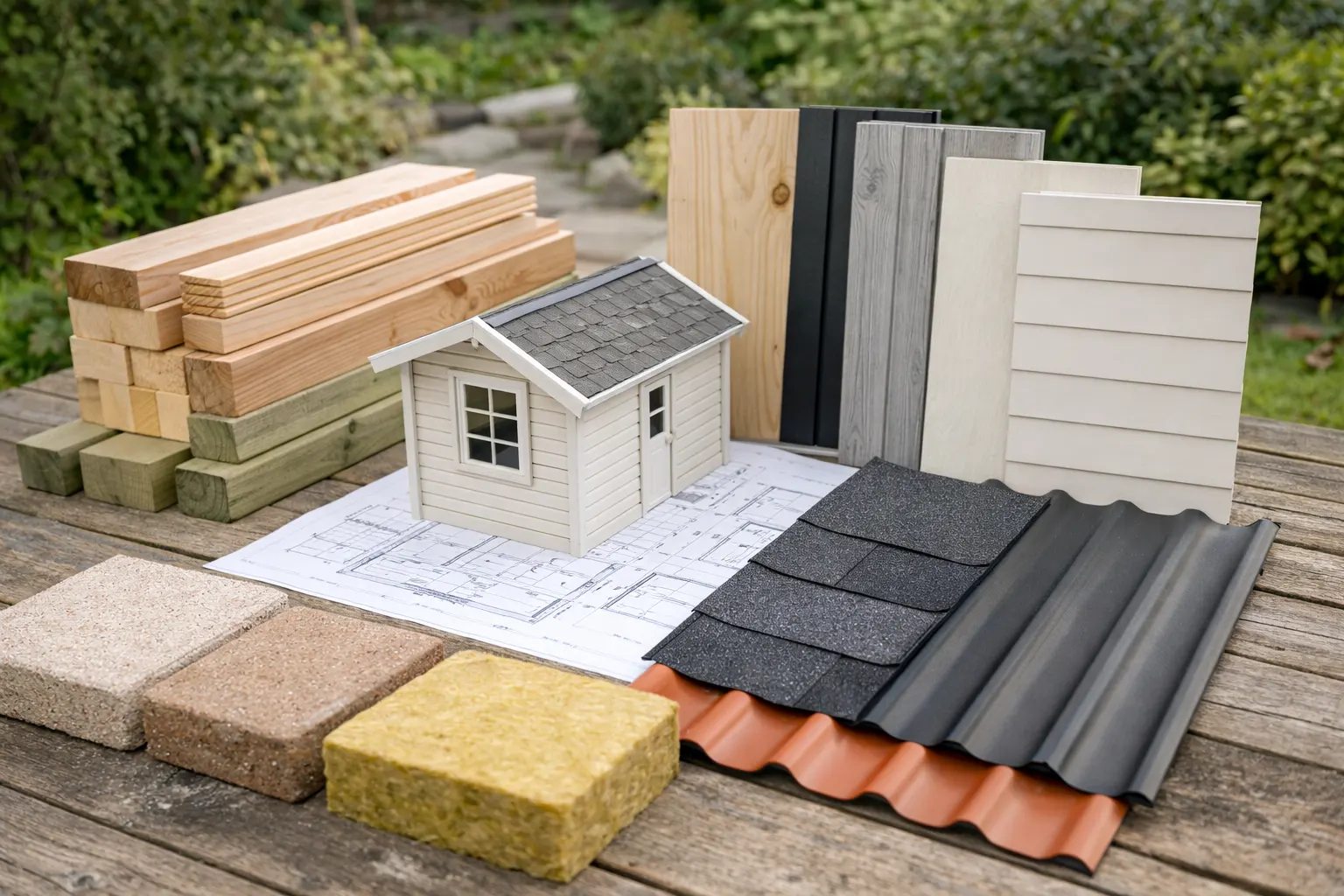 Bra material till friggebod